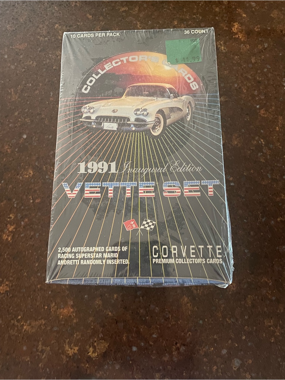 1991 Corvette Set Inaugural Edition Vette Set Premium Collector's Cards - Sealed